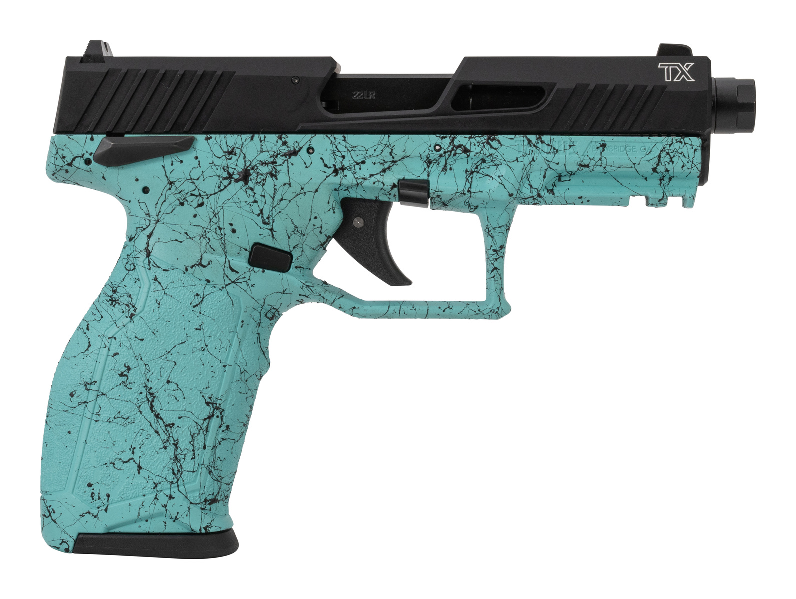Taurus TX22 Gen2 .22 LR Semi-Auto Pistol - Cyan | 4" Threaded Barrel