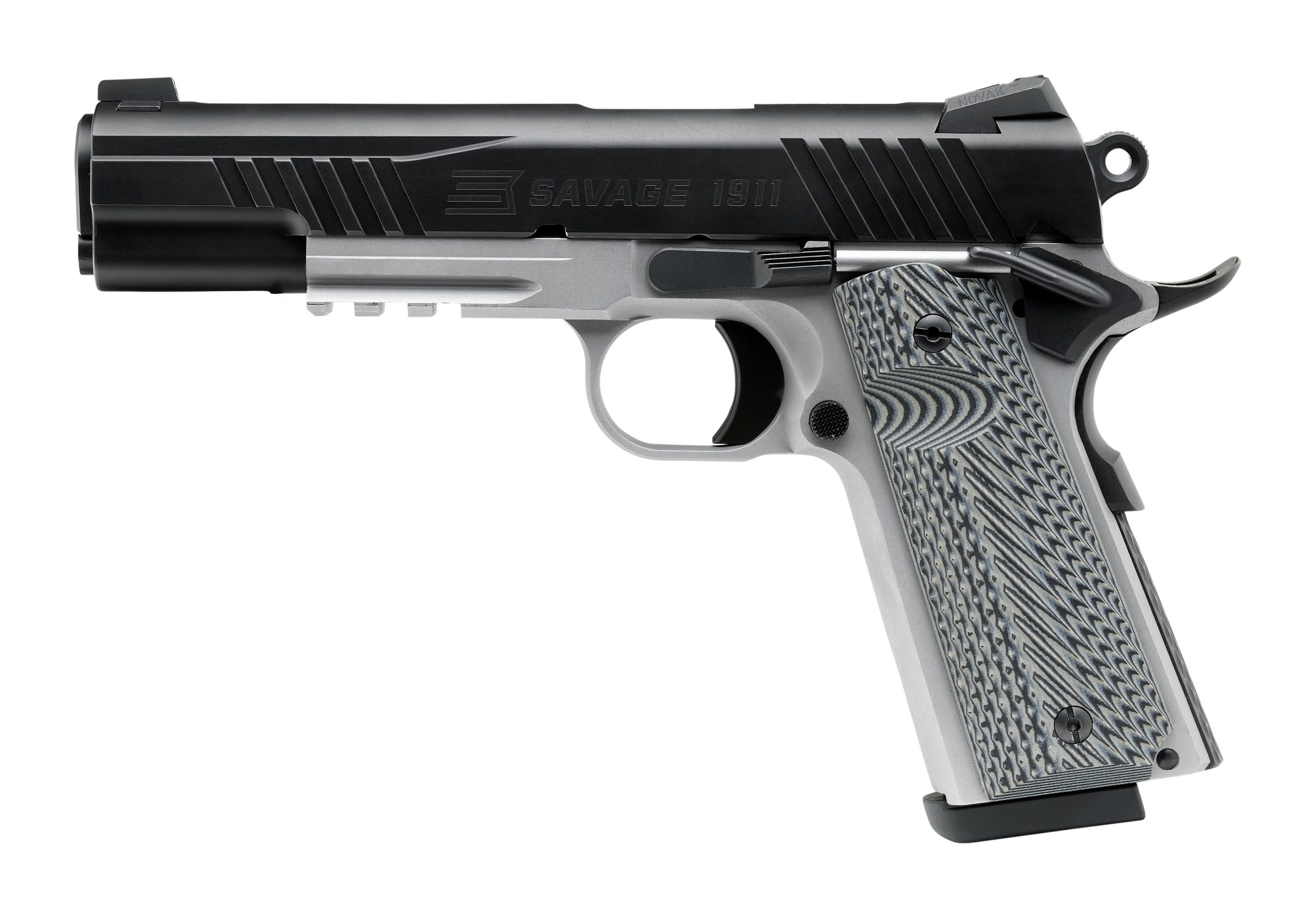 SAVAGE ARMS 1911 GOV 45ACP BL/SS RAIL