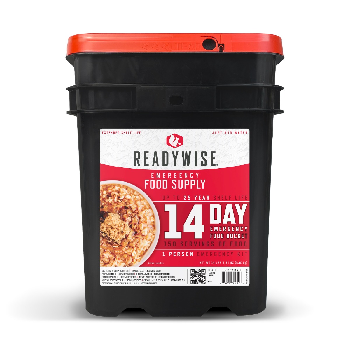 ReadyWise 14 Day Emergency Food Bucket