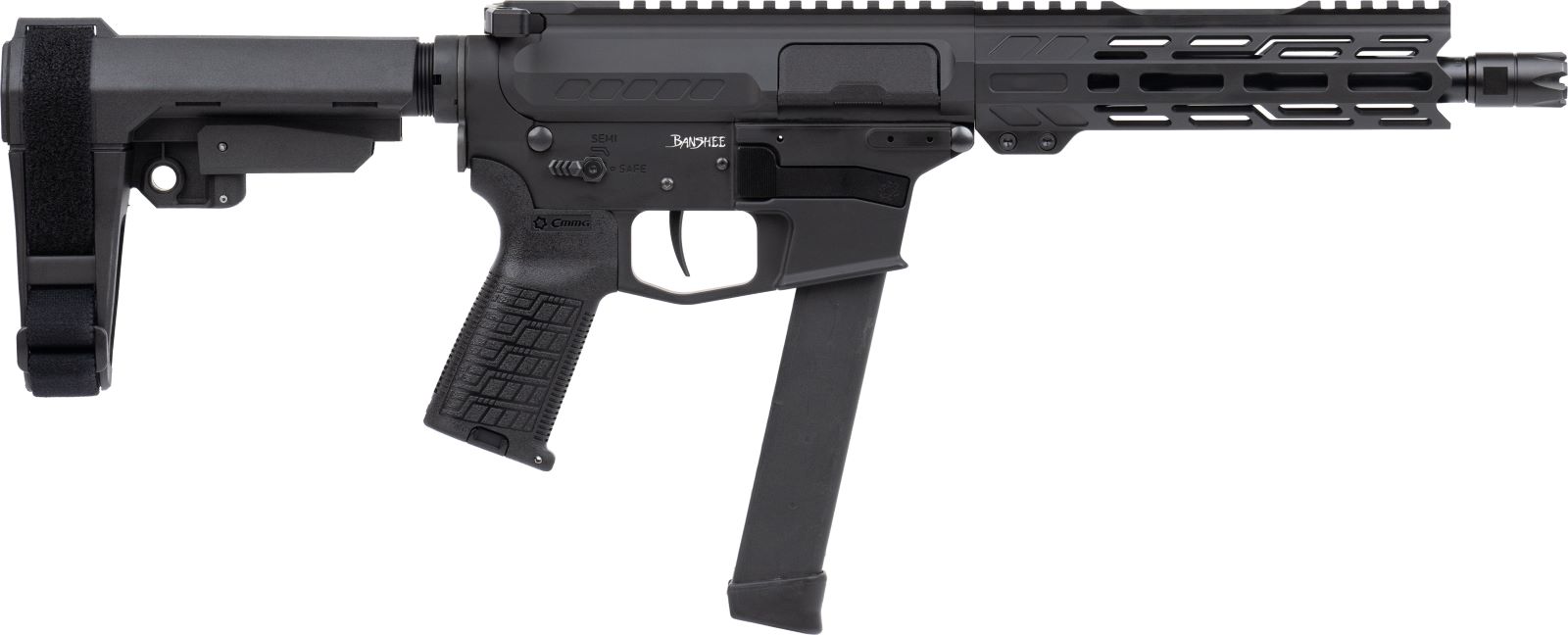 CMMG Banshee MkGs Pistol - 9mm Luger | Black | 8"