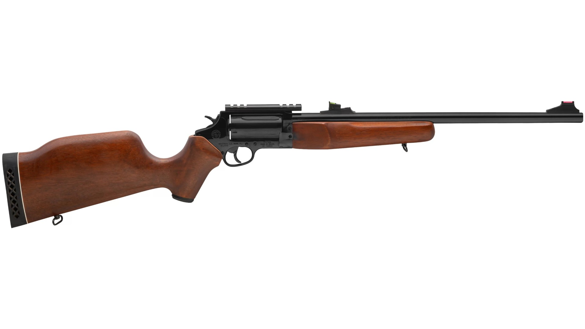 Rossi Circuit Judge Rifle - BLK | .45 Colt / .410 Ga. | 18.5" Barrel | Fiber Optic Adjustable Sight