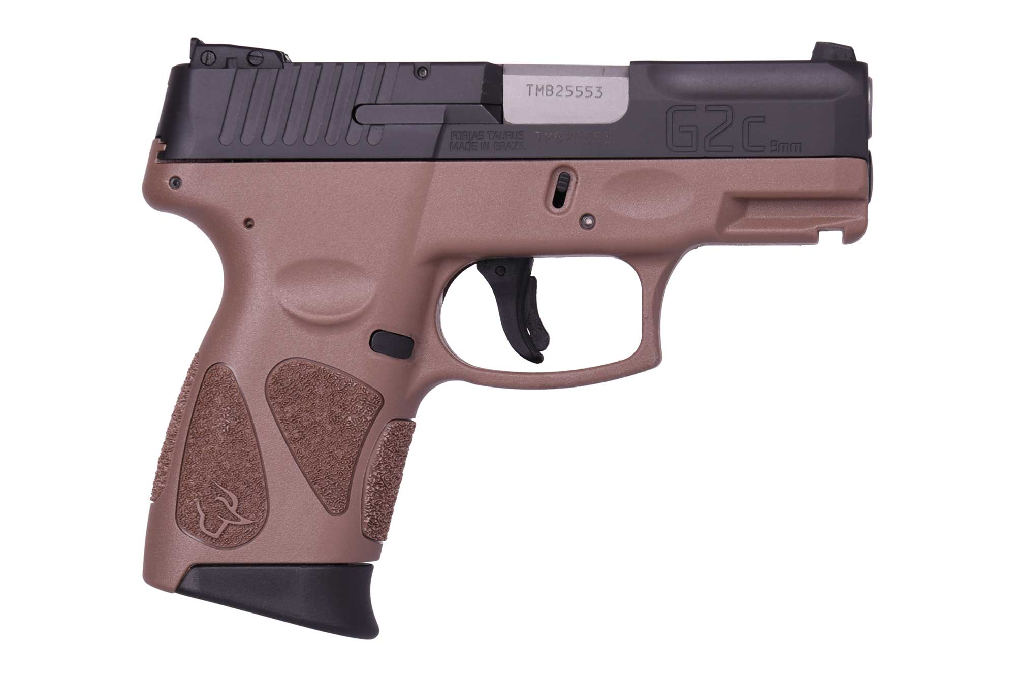 TAURUS G2C 9MM BLK/BROWN 3.2" 12+1 #